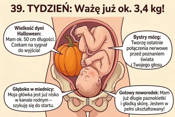 39 Rozwój dziecka w 39 tygodniu ciąży
